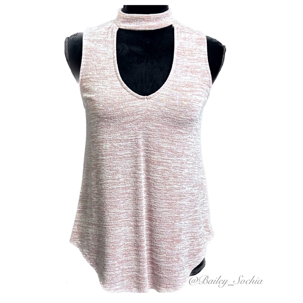 Express Peep Hole Sleeveless Top